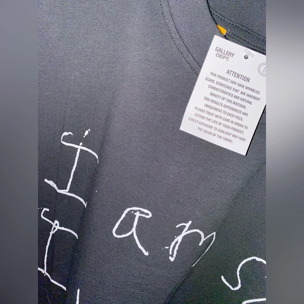 COPY - NWT RARE gallery dept. Boxy ANTIQUE BLACK handwritten “I m sad I miss my… - Picture 12 of 17